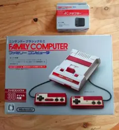 新品未開封　任天堂　ファミリーコンピュータ 本体 30タイトル収録