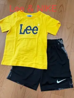 Lee TシャツとNIKEショートパンツセット 120