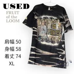 USED FRUIT of the LOOM タイダイプリントTシャツ XL