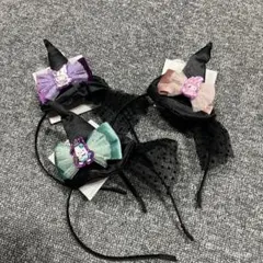 サンリオ ハロウィン　カチューシャ　マイメロ　クロミ　ポチャッコ