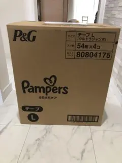 Pampers Lサイズ テープ 54枚×4コ