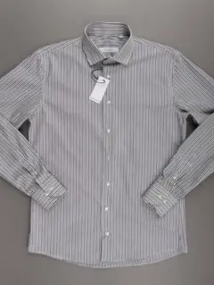 GAZZARRINI◆Made In Italy◆M◆ストライプ 長袖 シャツ