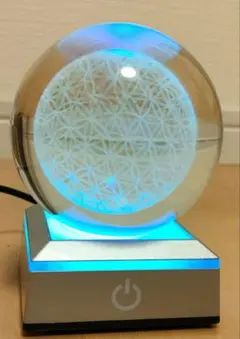 クリスタル ライト USBケーブル付き