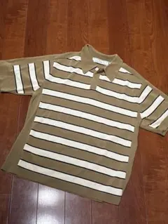 GU ニットポロシャツ S