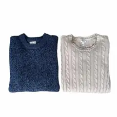 【人気セーター】エルエルビーン ニット アランニット フィッシャーマンニット