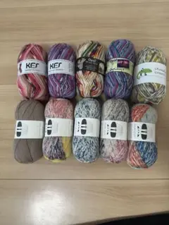 ソックヤーン　10玉セット　opal kfs mondim