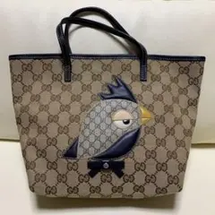 【美品】GUCCI グッチ チルドレン キッズ パパガッロ ミニトート
