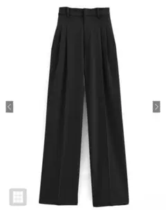 GRL タックセンタープレスストレートワイドパンツ ai36 S