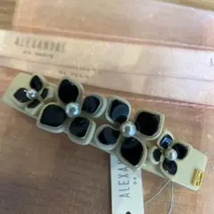 お値下げタグ付き未使用 アレクサンドルドゥパリ フラワーバレッタ