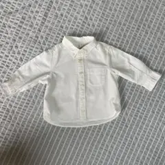 無印週間　白シャツ　80