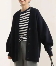 framework パフスリーブカーディガン