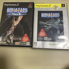 2本セット　ps2 バイオハザード　アウトブレイク　file2