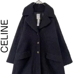 celine セリーヌ オーバーコート モヘア 冬物 ロングコート 冬物 36