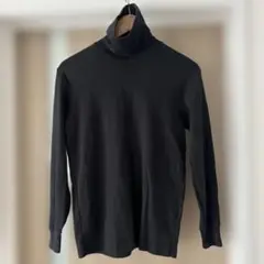 UNIQLO ブラック タートルネック Tシャツ S