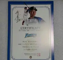 お値下げ！北海道日本ハムファイターズ 清宮幸太郎 札幌ドームデビュー戦観戦証明書