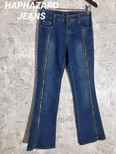 HAPHAZARD JEANS ハファザード　ブーツカットデニム　ハイウエスト