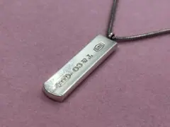 g369 ティファニー 1837 バー ネックレス 2001 シルバー 925