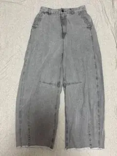 ニコアンド　nikoand... セルフカットバレルパンツ
