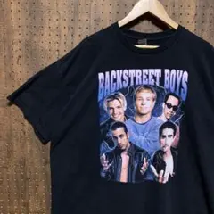 US古着　バックストリートボーイズ　プリントTシャツ　GILDAN　mbt022