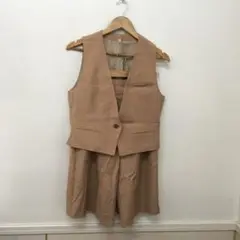 ●ピ4756●高島屋●セットアップ●ノースリーブ●ハーフパンツ