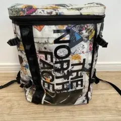 ノースフェイス　ヒューズボックス　ステッカープリント　30L