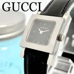 266 GUCCI グッチ時計 レディース腕時計 正方形 スクエア 新品ベルト