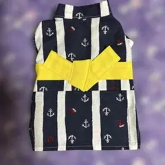 ハンドメイド犬服　浴衣SS トビー織生地