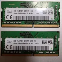 SK hynix 8GB PC4-3200AA メモリー 2枚組