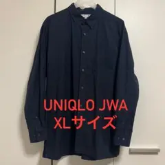 人気 UNIQLO JW ANDERSON シャツ ネイビー XL
