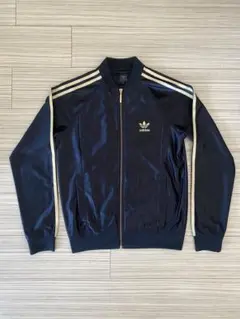 adidas トラックジャケット　ゴールドライン