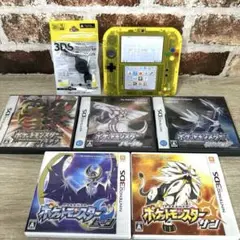 Nintendo 2DS イエロー ピカチュウ版　3dsポケモンセット