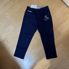 pom ponette ネイビー刺繍長ズボン 160
