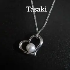 【匿名配送】タサキ 田崎 ネックレス 真珠 シルバー ハート