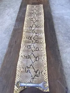 ダイヤモンドパイソン　約92cm　ヘビ革　蛇革　エキゾチックレザー！②