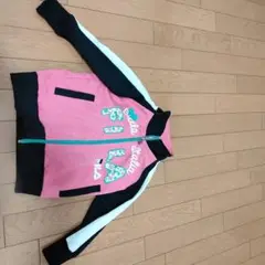 FILA 花柄ジャージ ピンク/ブラック　110センチ