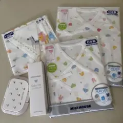 MIKI HOUSE コンビ肌着 短肌着 ガーゼ ベビーオイル