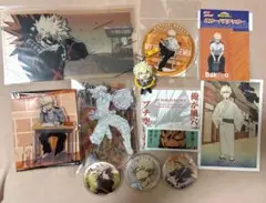 僕のヒーローアカデミア　爆豪勝己　アクスタ　缶バッジ　こんにち輪　ステッカー