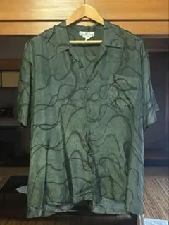 【古着】Silk short-sleeved shirts