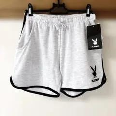 PLAYBOY プレイボーイ スウェットショートパンツ ルームウェア
