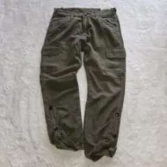 BIG JOHN カーゴパンツ オリーブ ブラッパーズ ボタン カジュアル SS