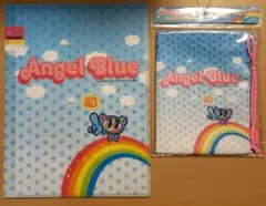 Angel Blue クリア6ポケットファイル A4&巾着セット