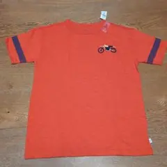 新品 GAP 150 半袖 Tシャツ キッズ 綿100 オレンジ ギャップ 子供
