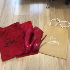 早い者勝ち最終値下げ ルブタン ピンク 美品 39 パンプス