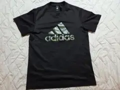 adidas 黒 Tシャツ MSize