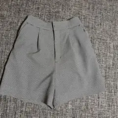 CELFORD チェック柄 ハイウエストショートパンツ