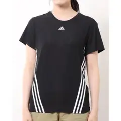半袖機能Tシャツ TRAIN アイコン 3ストライプ 半袖Tシャツ HC2757