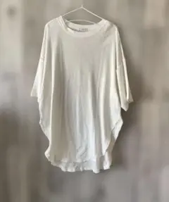 JEANASIS ホワイト オーバーサイズTシャツ半袖