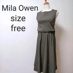 ◇人気◇ Mila Owen ミラ オーウェン ワンピース ロング グリーン