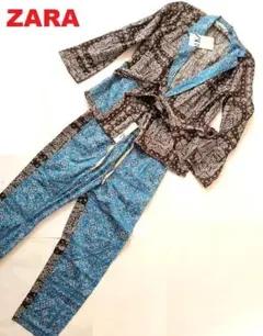 新品ZARA　ザラ　ペイズリーセットアップ /上下