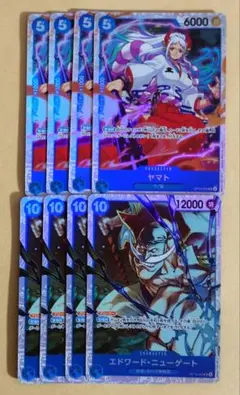 ワンピースカード　受け継がれる意志　SR　ヤマト　ニューゲート　4枚　8枚セット